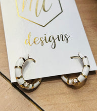 Colorful Beaded Huggie Earrings