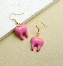 Teeth Acrylic Dangle Earrings