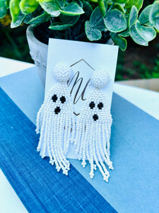 Halloween Beaded Earrings