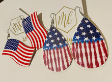 Flag Earrings USA