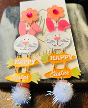 Acrylic Bunny Rabbit Earrings