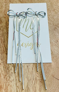 Bow Chain Earrings