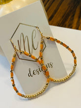 Colorful Beaded Teardrop Earrings