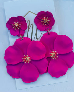 Double Flower Earrings