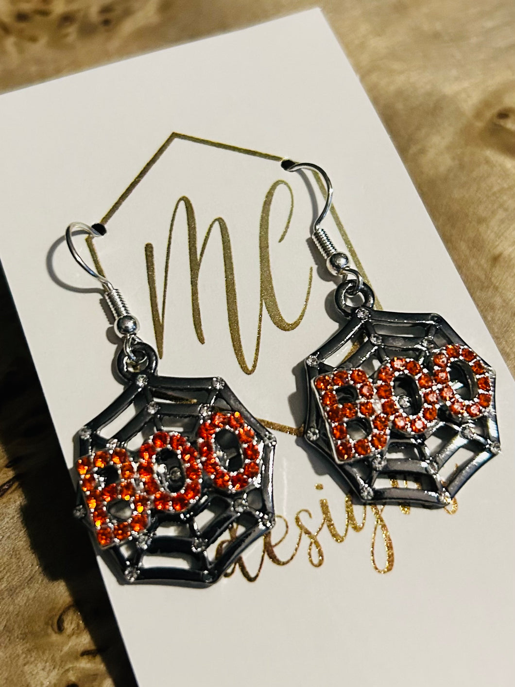 BOO Spider Earrings