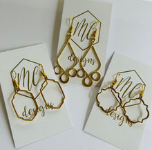 Simple Gold Geometric Earrings