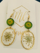 Pressed Flower Earrings