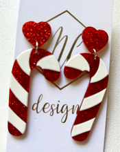 Christmas Candy Cane Earrings