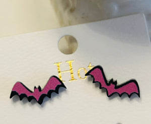 Small Acrylic Halloween Studs