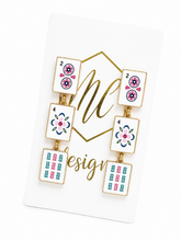 Linear Mahjong Earrings