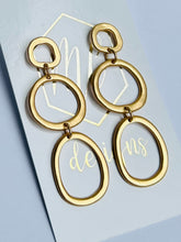 Triple Circle Earrings