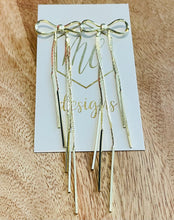 Bow Chain Earrings