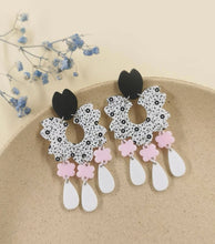 Floral Boho Statement Earrings