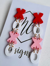 Triple Heart or XOXO Earrings