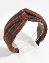 Plaid Twist Headbands