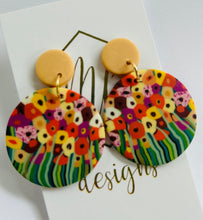 Multi-color Flower Earrings