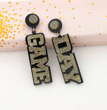 Game Day Acrylic Glitter Earrings