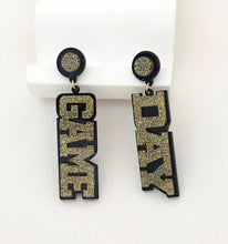 Game Day Acrylic Glitter Earrings