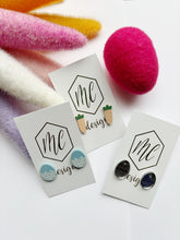 Glitter Easter Studs