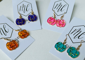 Pumpkin Dangle Earrings