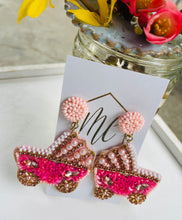 Beaded Baby Carriage Earrings