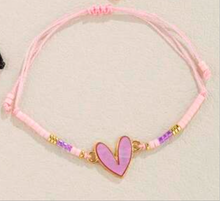 Beaded Heart Bracelets