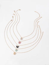 Small Glitter Butterfly Necklaces
