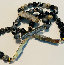 Druzy Bar Beaded Bracelets