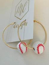 Sports Hoop Earrings