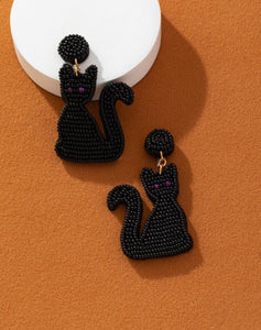 Halloween Beaded Earrings