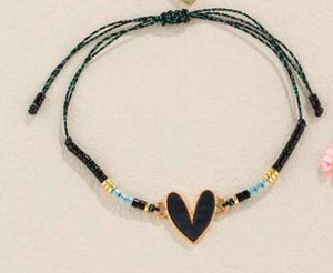 Beaded Heart Bracelets