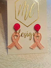 Small Breast Cancer Awareness Earrings