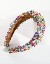 Crystalline Decor Flat Headband- all the Colors