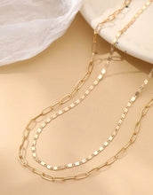 Minimalistic Chain Thin Cable Necklace Set