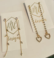 Dainty Rhinestone Earrings