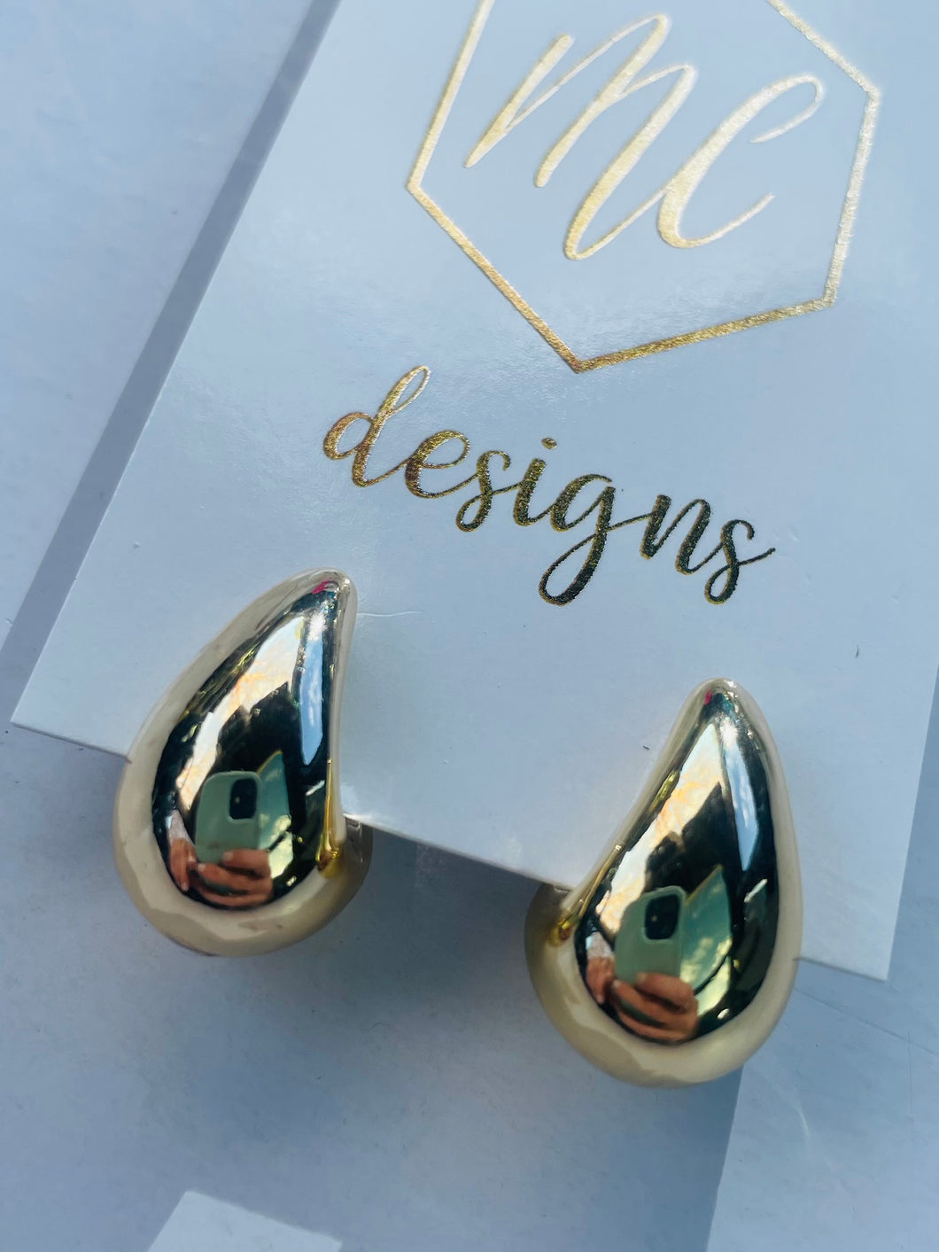 Chunky Teardrop Earrings