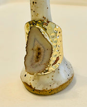 Large Geode or Druzy Ring