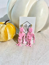 Halloween Skeleton Clay Earrings