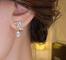 Butterfly and Flower Jewel Earrings