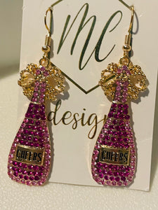 Rhinestone Cheers Earrings