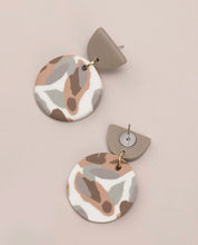 Neutral Clay Dangle Earrings