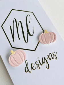 Fall Pumpkin Studs