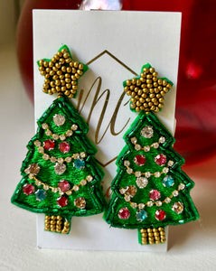 Fun Seed Beaded Christmas Trees