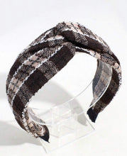 Plaid Twist Headbands