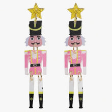 Dancing Acrylic Nutcracker Earrings