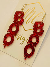 Acrylic BOO Earrings