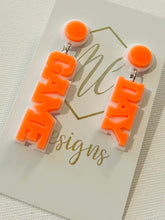 Acrylic Game Day Earring