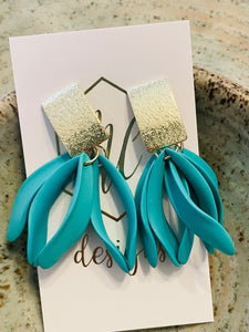 New Small Tulip Petal Earrings
