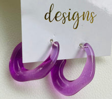 Acrylic Oval Hoops