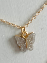 Small Glitter Butterfly Necklaces